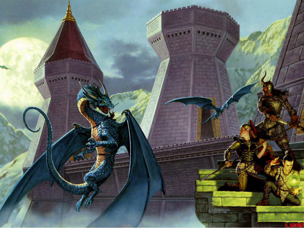 Обои картинки фото фэнтези, драконы