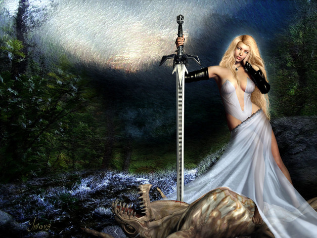 Обои картинки фото фэнтези, красавицы, чудовища