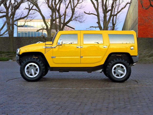 Обои картинки фото hummer, h2, автомобили
