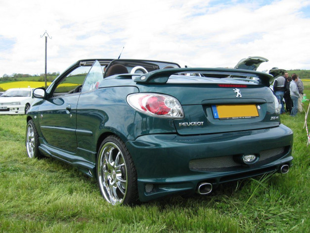 Обои картинки фото peugeot, 206, cc, автомобили