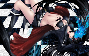 Картинка black rock shooter аниме