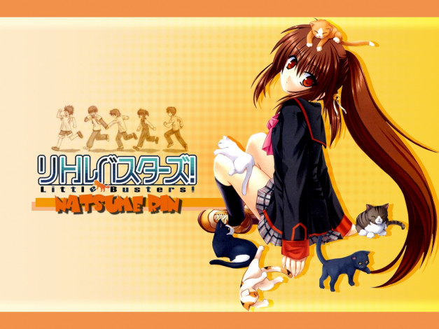 Обои картинки фото аниме, little, busters