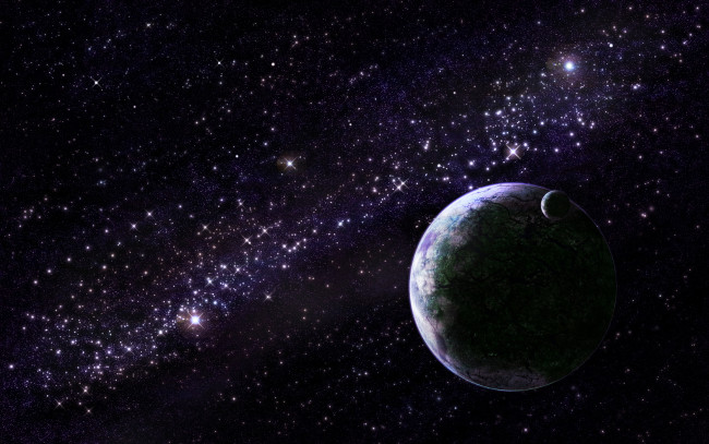 Обои картинки фото космос, арт, планеты