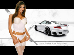 Картинка lucy pinder автомобили авто девушками