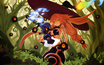 Картинка аниме halloween magic девочка