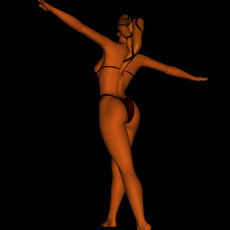 Картинка 3д+графика существа+ creatures купальник фон взгляд