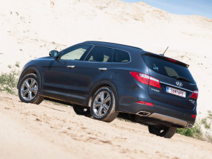 Картинка автомобили hyundai 2013 г santa fe dm grand синий