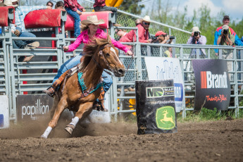 Картинка спорт -+другое родео всадница конь