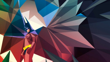 Картинка рисованные абстракция супермен