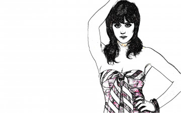 Картинка рисованные люди кэти перри