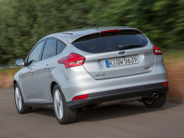 Обои картинки фото автомобили, ford, серый, 2014г, focus