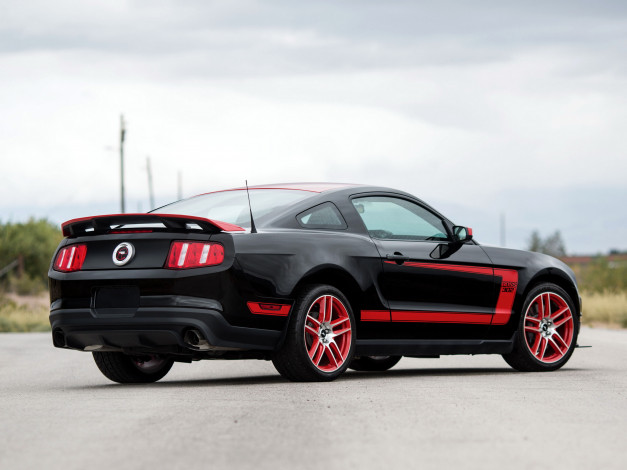 Обои картинки фото автомобили, mustang, темный, seca, laguna, boss, 302