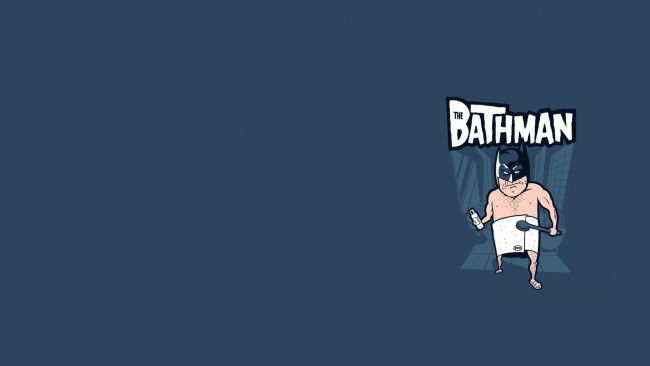 Обои картинки фото рисованные, минимализм, батман