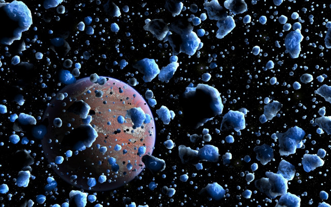 Обои картинки фото космос, арт, планета