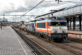 Картинка техника электровозы рельсы локомотив состав