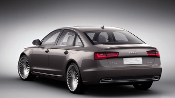 Картинка audi+a6l+e-tron+concept+2012 автомобили audi 2012 concept e-tron a6l