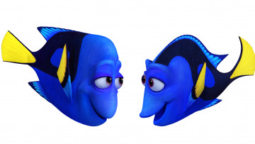 Картинка мультфильмы finding+dory рыбки