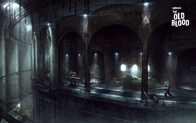 Обои картинки фото wolfenstein,  the old blood, видео игры, action, the, old, blood, шутер