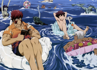 Картинка аниме kekkai+sensen стражи барьера