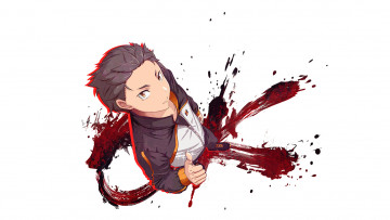 Картинка аниме re +zero+kara+hajimeru+isekai+seikatsu субару