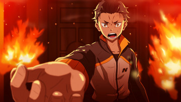 Картинка аниме re +zero+kara+hajimeru+isekai+seikatsu субару