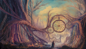 Картинка фэнтези пейзажи ловец снов арт фентези manu micheler