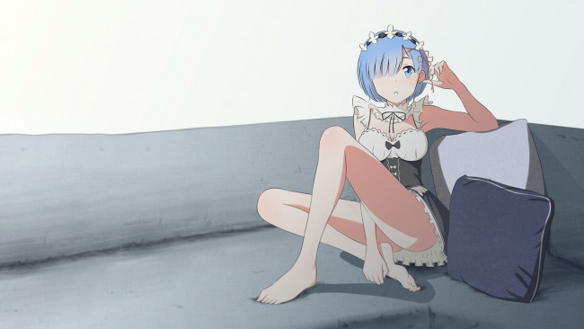 Обои картинки фото аниме, re,  zero kara hajimeru isekai seikatsu, рем