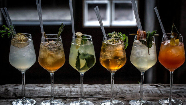 Обои картинки фото еда, напитки,  коктейль, бокалы, коктейли, лед