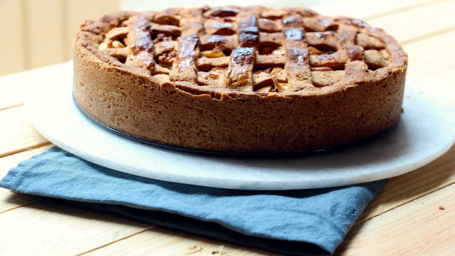 Обои картинки фото еда, пироги, яблочный, пай