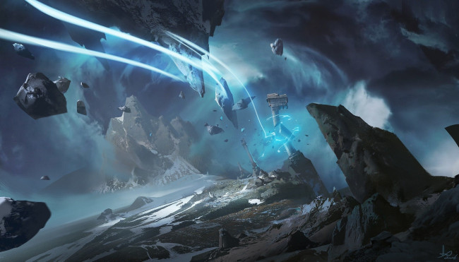 Обои картинки фото фэнтези, иные миры,  иные времена, фентези, ling, xiang, арт, магия