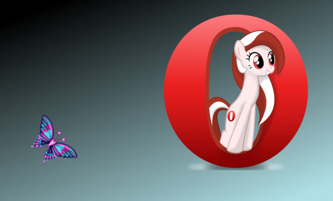 Обои картинки фото компьютеры, opera, фон, логотип