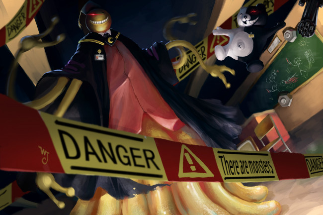 Обои картинки фото аниме, ansatsu kyoushitsu, коро