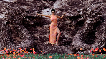 Картинка 3д+графика люди+ people девушка взгляд фон