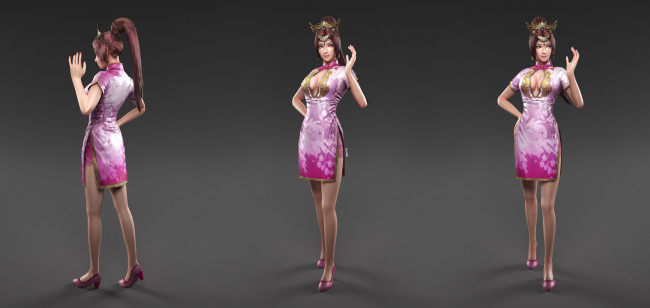 Обои картинки фото 3д графика, люди , people, фон, взгляд, девушка