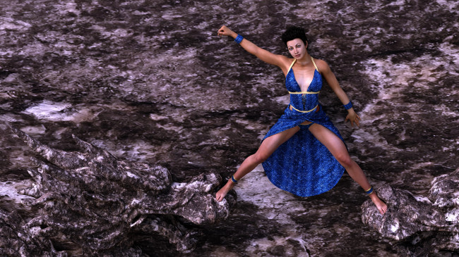 Обои картинки фото 3д графика, люди , people, девушка, взгляд, фон