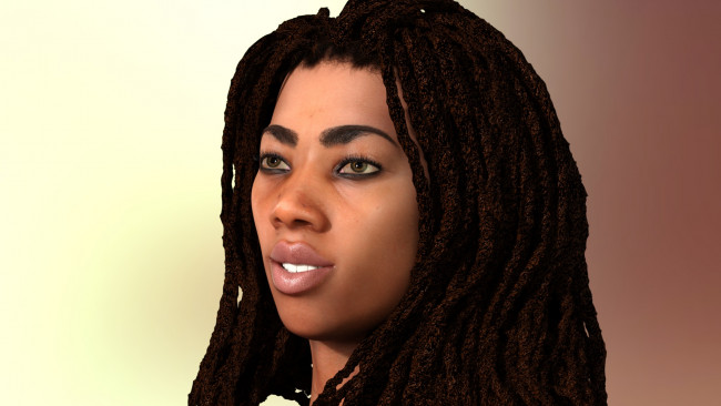 Обои картинки фото 3д графика, портрет , portraits, девушка, взгляд, фон