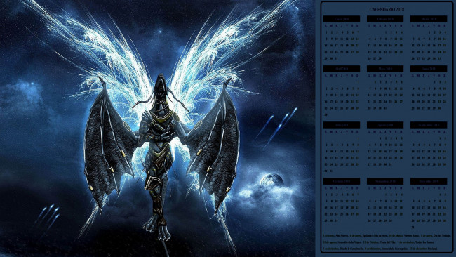Обои картинки фото календари, фэнтези, дракон