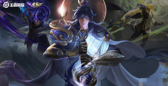 Обои картинки фото видео игры, honor of kings, парни, оружие, магия