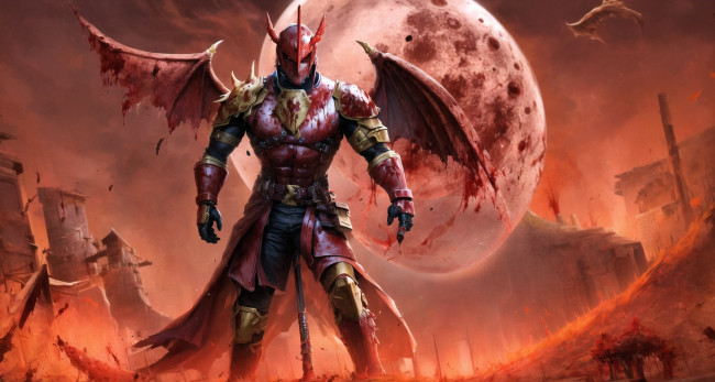 Обои картинки фото фэнтези, демоны, нейросети, графика, нейроарт, ai, art, нейронные, сети, рисунки, нейро, искусство, демон