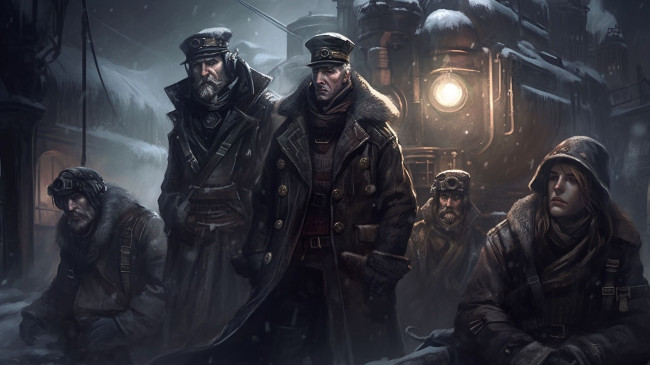 Обои картинки фото фэнтези, люди, нейросети, графика, нейроарт, ai, art, нейронные, сети, рисунки, нейро, искусство, frostpunk