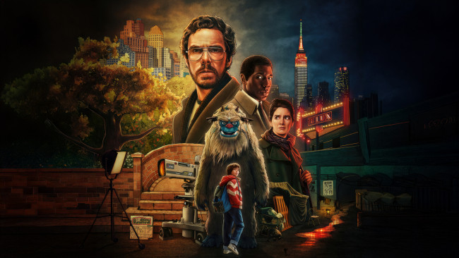 Обои картинки фото eric , мини–сериал 2024, рисованное, кино,  мультфильмы, eric, триллер, драма, криминал, сeриал, benedict, cumberbatch, gaby, hoffmann