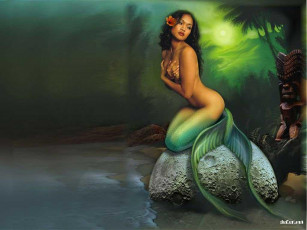 Картинка фэнтези русалки