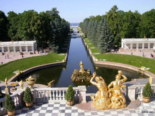 Картинка города санкт петербург петергоф россия