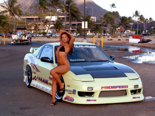 Картинка автомобили авто девушками