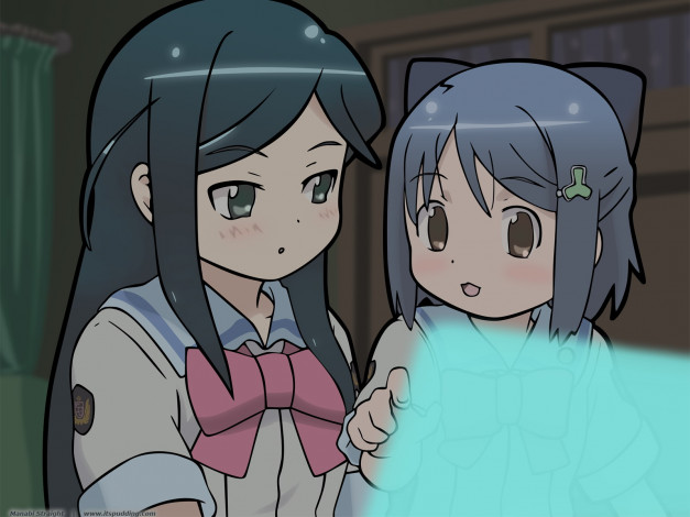 Обои картинки фото manabi, straight, аниме