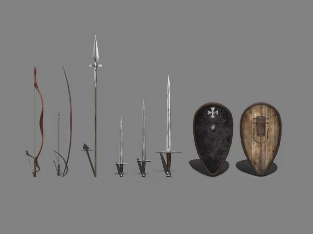 Обои картинки фото оружие, 3d