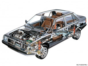 Картинка lancia prisma автомобили рентген