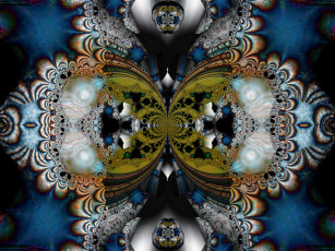 Картинка 3д графика fractal фракталы