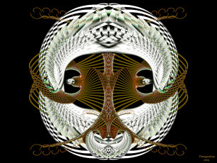 Картинка 3д графика fractal фракталы