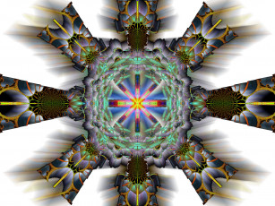 Картинка 3д графика fractal фракталы